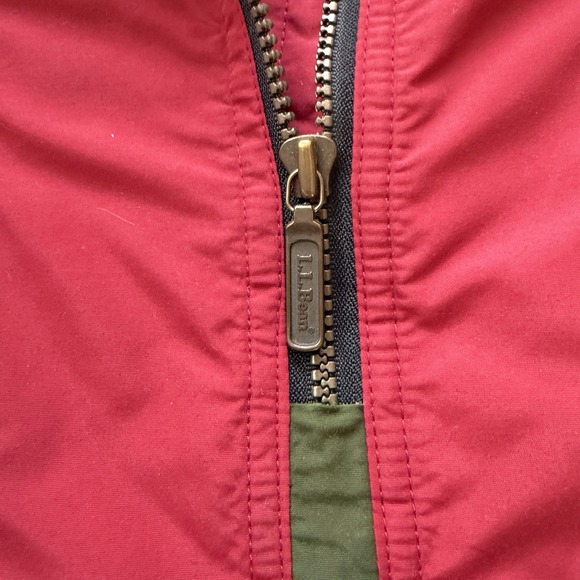 Vintage LL Bean 3M Thinsulate Anorak Jacket Colorblock 1/4 Zip WIndbreaker - Picture 7 of 16